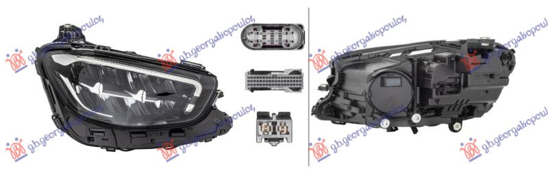 Fenerë FULL LED high perfromance (me rregullatorë motori) (E) (DEPO)