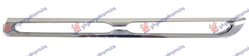 ShiritMaskë pvc/grila e sipërme, krom