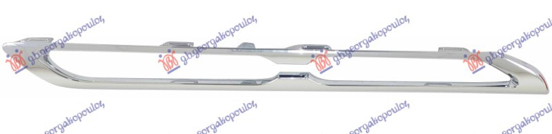 ShiritMaskë pvc/grila e poshtëm, krom