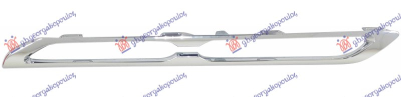 ShiritMaskë pvc/grila e poshtëm, krom