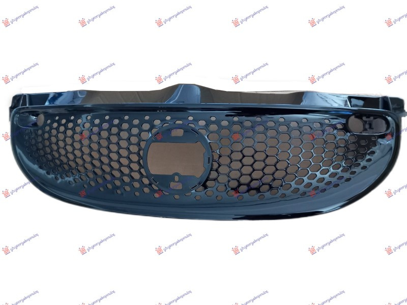 Maskë pvc/grilë (gati për ngjyrosje) me ngjyrë të zezë me me shkëlqim