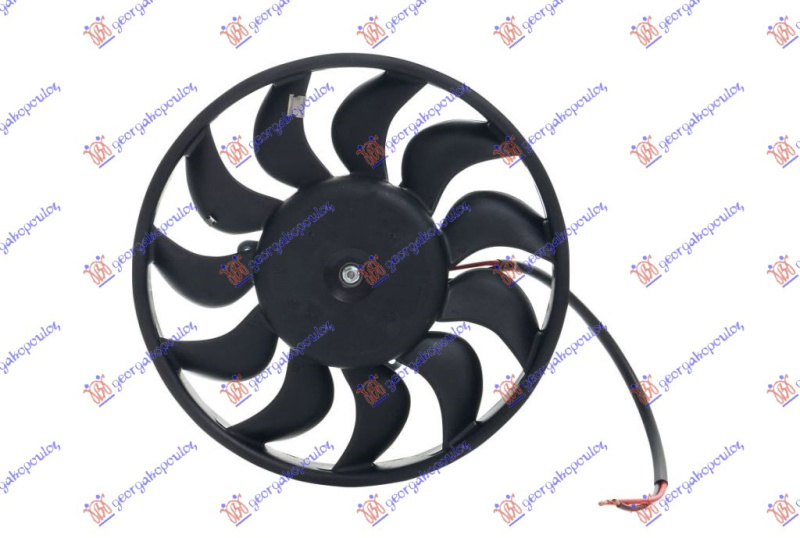 Ventilator për kondicioner (Motor + Ventilator) benzinë/dizel (280mm) (300w)
