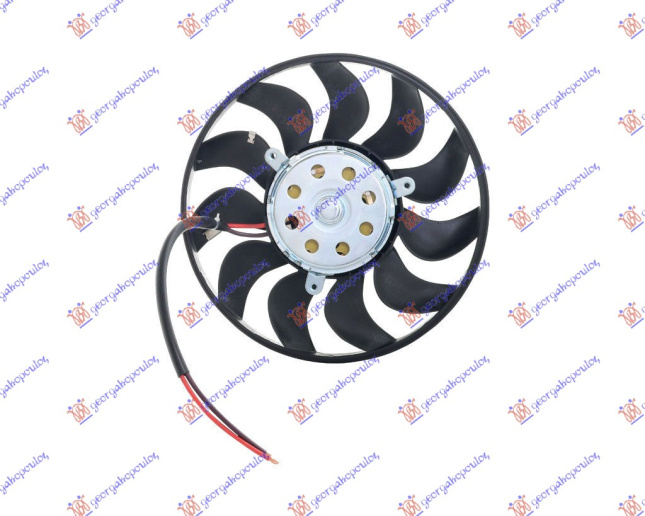 Ventilator për kondicioner (Motor + Ventilator) benzinë/dizel (280mm) (300w)
