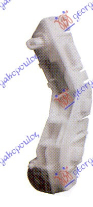 Shtërngues/mbajtës në parakolpin e përparmë anësor plastik