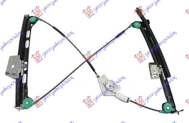 Ngritës/rregullator për dritaren e përparme elektrik (pa motor) kabriolet