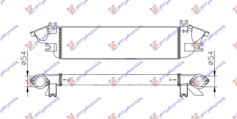 Interkuler 2.4 DI-D dizel (575x175x50)