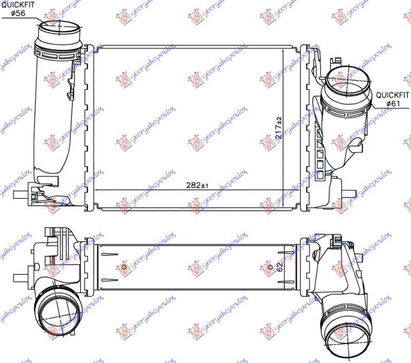Interkuler 1.6 DCi (282x218x64)