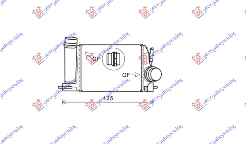 Interkuler 1.2 DIG-TURBO (282x217x50) (VALEO)