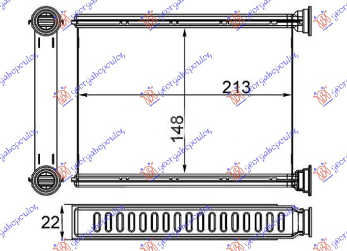 Ngrohës kabine (BR) 1.6 DiG TURBO (148x215x22)