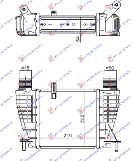 Interkuler 1.5 dizel (210x205x64)
