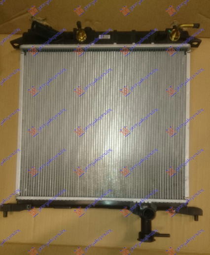 Radiator për motor 1.2 12V benzinë (marsh automatik) (445x400x16)