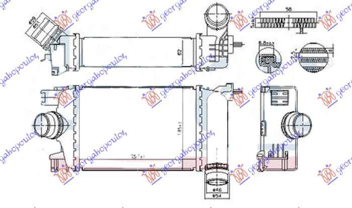 Interkuler 1.5 DCI dizel (257x185x62)