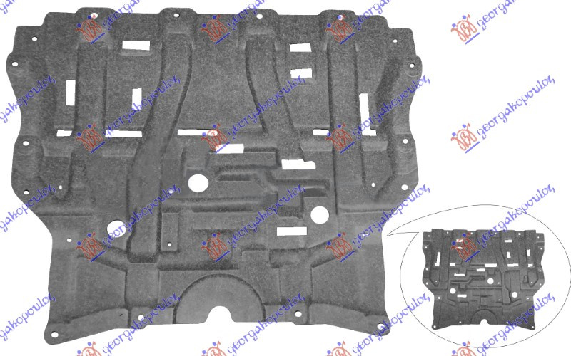Mbrojtje/kapak nën motor (plastik)