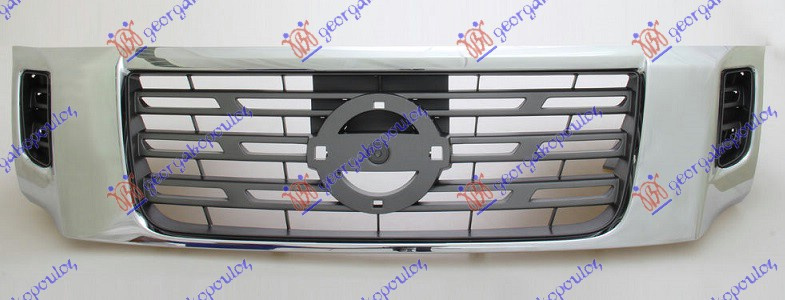 Maskë pvc/grilë krom/me ngjyrë të zezë