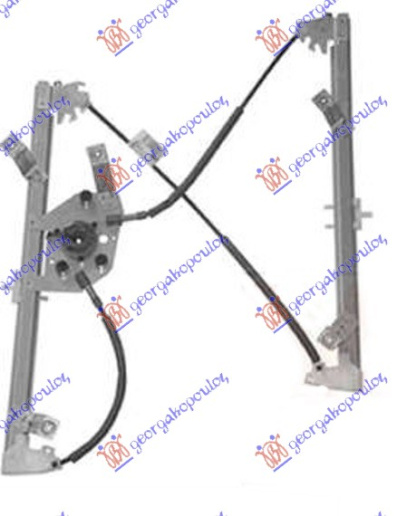 Ngritës/rregullator për dritaren e përparme elektrik 5 dyer (pa motor)