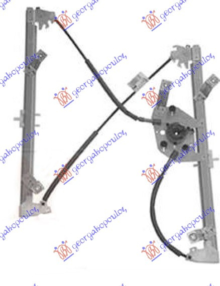 Ngritës/rregullator për dritaren e përparme elektrik 5 dyer (pa motor)