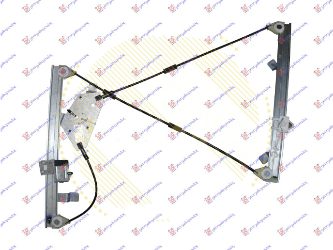 Ngritës/rregullator për dritaren e përparme 3 dyer elektrik (pa motor)