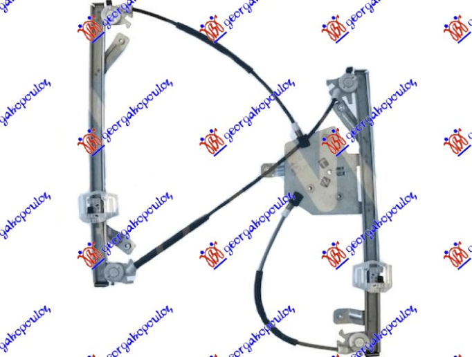 Ngritës/rregullator për dritaren e përparme elektrik (pa motor)