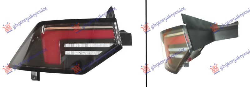 Dritë stop e jashtme 4 dyer LED (E) (VALEO)