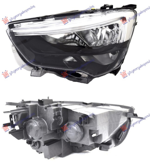 Fenerë elektrik (H7/H1) me LEDDritë ditore (E) (TYC)