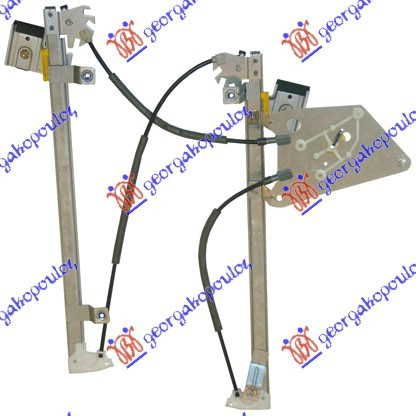 Ngritës/rregullator për dritaren e përparme elektrik (pa motor) (А cilësi)