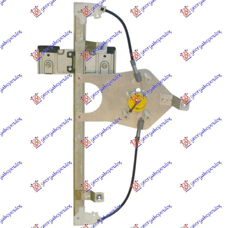 Ngritës/rregullator për dritaren e pasme elektrik (pa motor) (А cilësi)