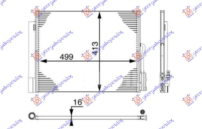 Radiator i kondicionerit 1.6 CDTI dizel (marsh manual) (530x410)