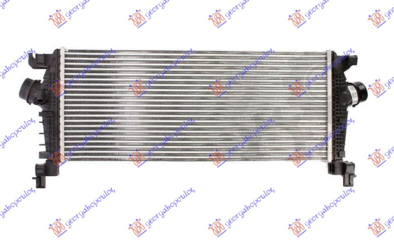 Radiator për motor 1,6i-16VTURBO M/T (665x280)