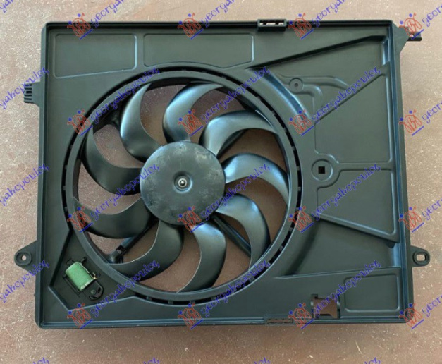 Ventilator komplet (i vetëm) 1.4i 16v TURBO (400mm) (4 pinë)
