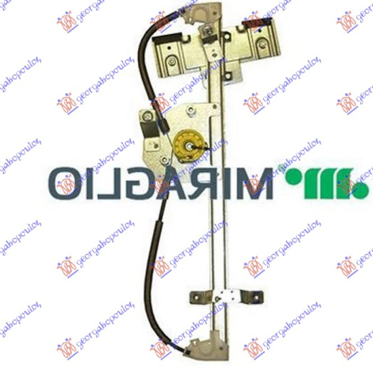 Ngritës/rregullator për dritaren e përparme elektrik (pa motor) (А cilësi)