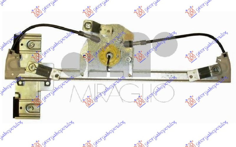 Ngritës/rregullator për dritaren e pasme elektrik (pa motor) (А cilësi)