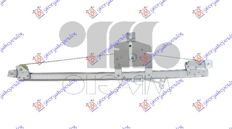 Ngritës/rregullator për dritaren e përparme elektrik (pa motor) (А cilësi)