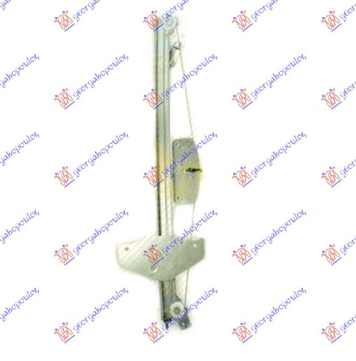 Ngritës/rregullator për dritaren e përparme (pa motor)