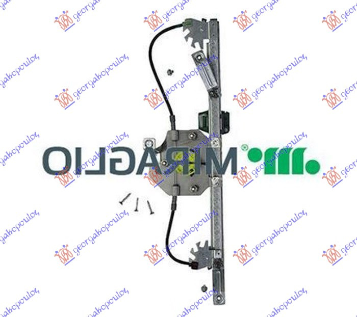 Ngritës/rregullator për dritaren e përparme elektrik (pa motor) (А cilësi)