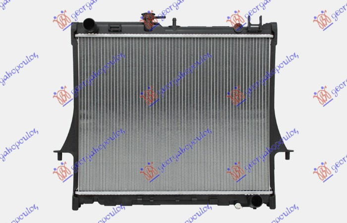 Radiator për motor 2,5 T D (47,5x59x16) (marsh manual)
