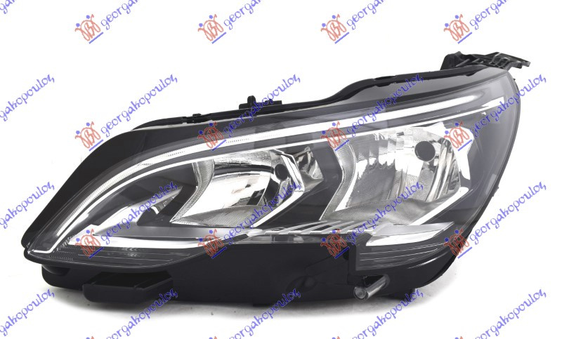 Fenerë elektrik (H7/HB3) me LEDDritë ditore (me motor) (E) (DEPO)