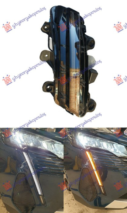 Dritë ditore/drita pulsuese LED (VALEO)