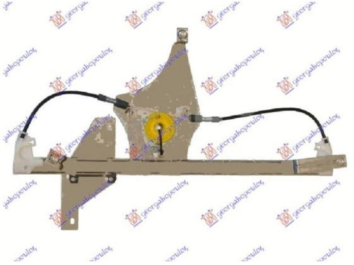 Ngritës/rregullator për dritaren e përparme elektrik (pa motor) (А cilësi)