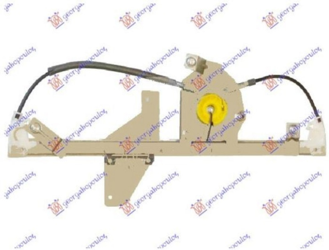Ngritës/rregullator për dritaren e pasme elektrik (pa motor) (А cilësi)