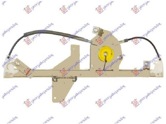 Ngritës/rregullator për dritaren e pasme elektrik (pa motor) (А cilësi)