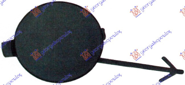 Kapak për çengel në parakolpin e përparëm