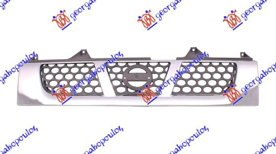 Maskë pvc/grilë krom