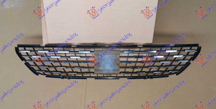 Maskë pvc/grilë (me Fenerë FULL LED) me shirit krom