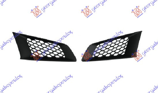 Maskë pvc/grilë me ngjyrë të zezë (set)