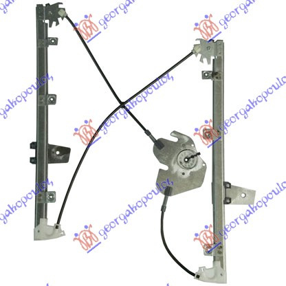 Ngritës/rregullator për dritaren e përparme elektrik (pa motor) (А cilësi)