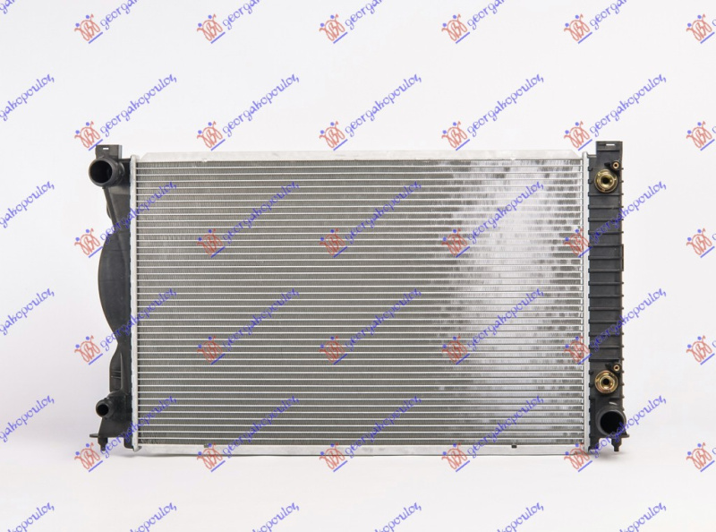 Radiator për motor 2.4-2.8-30-3.2 (marsh manual/automatik) (68x44)