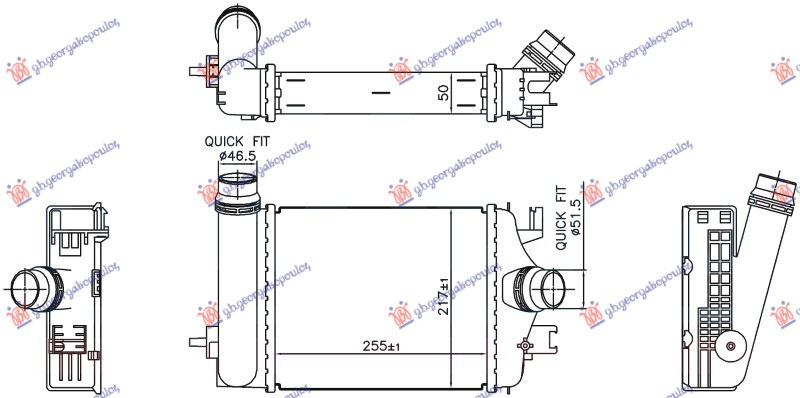 Interkuler 1.0 TCE (255x217x50)
