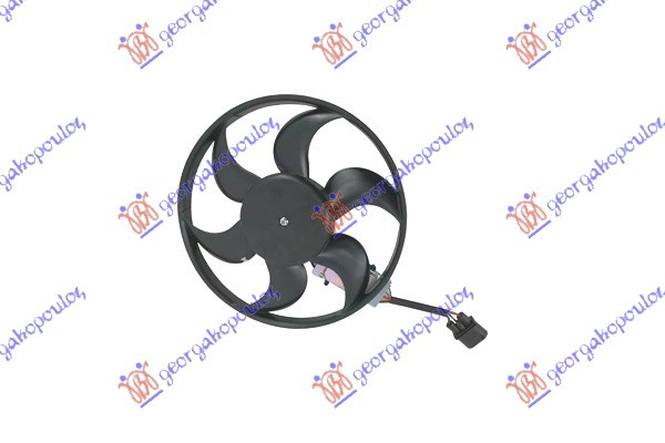 Ventilator (Motor + helikë) 4.2 FSI benzinë - 2.7-3.0 TDI dizel (400mm) (400W) (i djathtë)