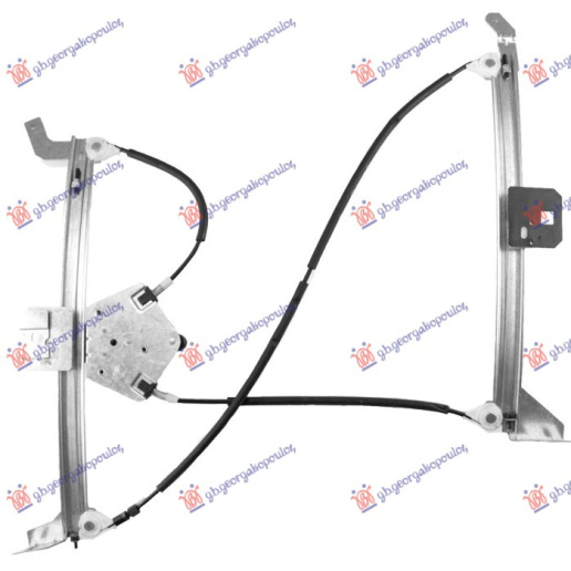 Ngritës/rregullator për dritaren e përparme elektrik (pa motor)