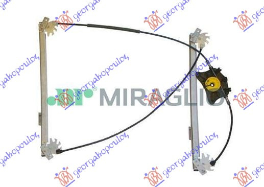 Ngritës/rregullator për dritaren e përparme elektrik (pa motor) (А cilësi)